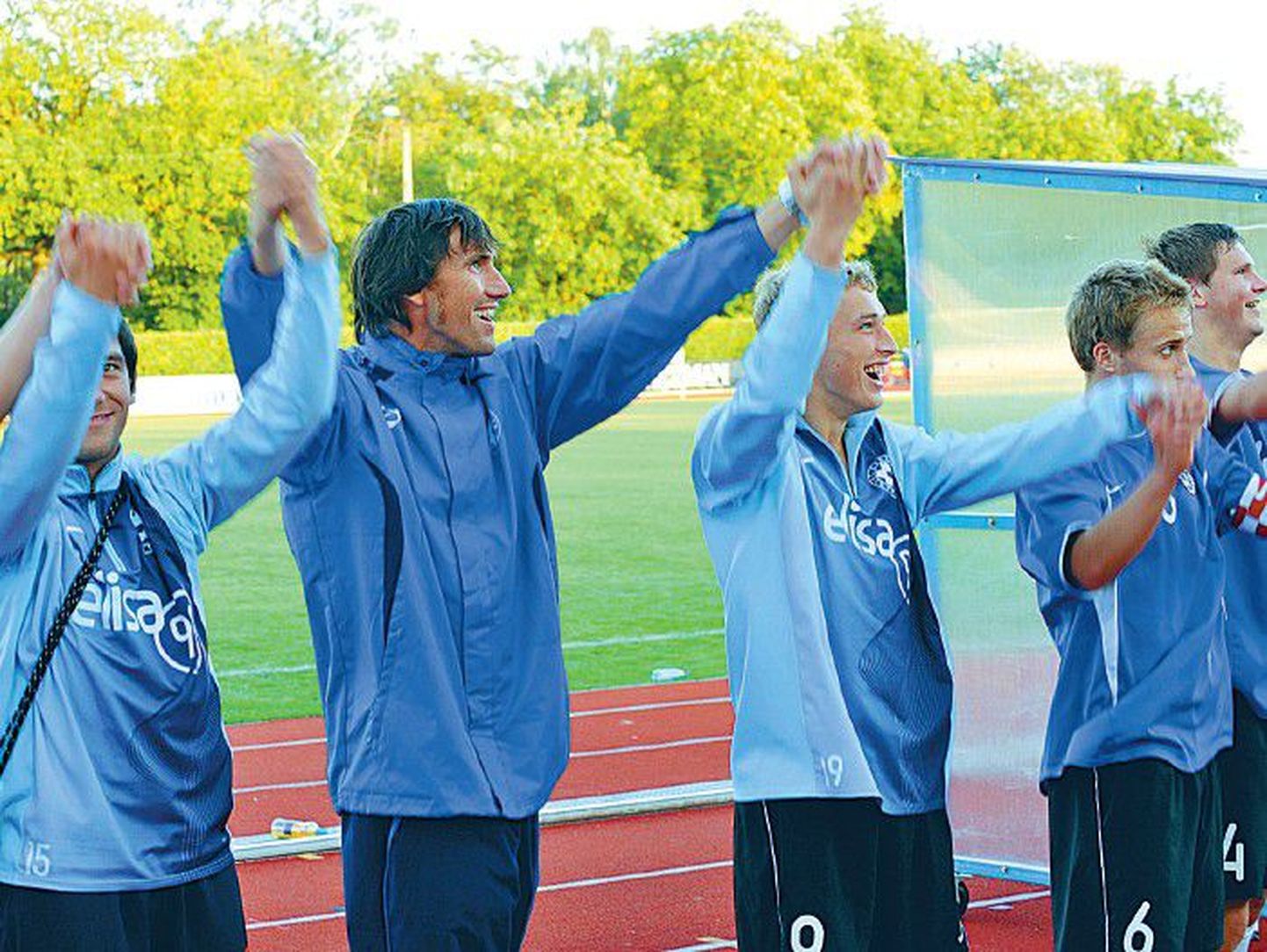 Главный тренер молодежных сборных Эстонии U17, U19, U21 и U23 немец Франк Бернхардт (в центре) большие надежды возлагает на молодых футболистов, играющих в зарубежных клубах.