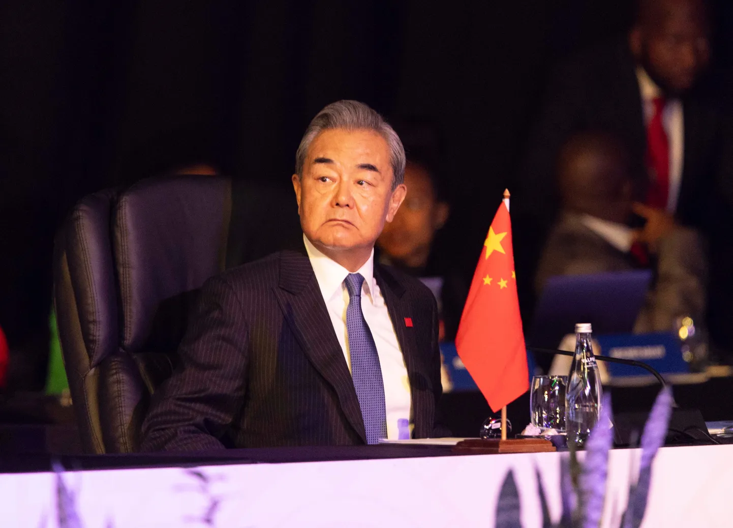 Hiina välisminister Wang Yi ühenduse G20 kohtumisel Johannesburgis.