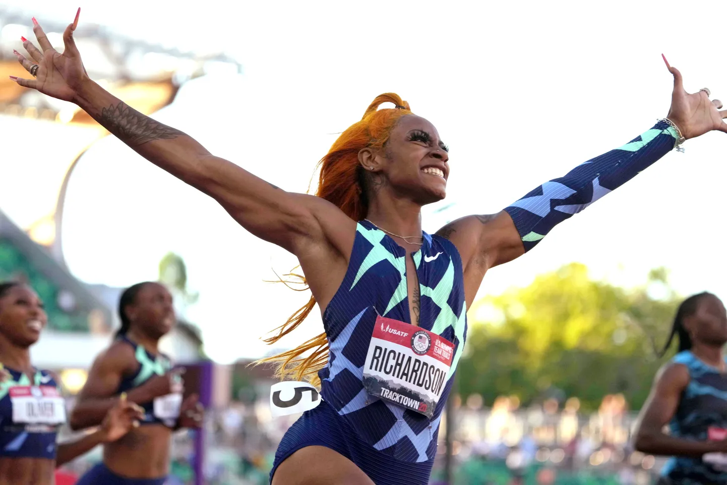 19. juunil läbis Sha'Carri Richardson USA katsevõistlustel 100 meetri distantsi ajaga 10,86.