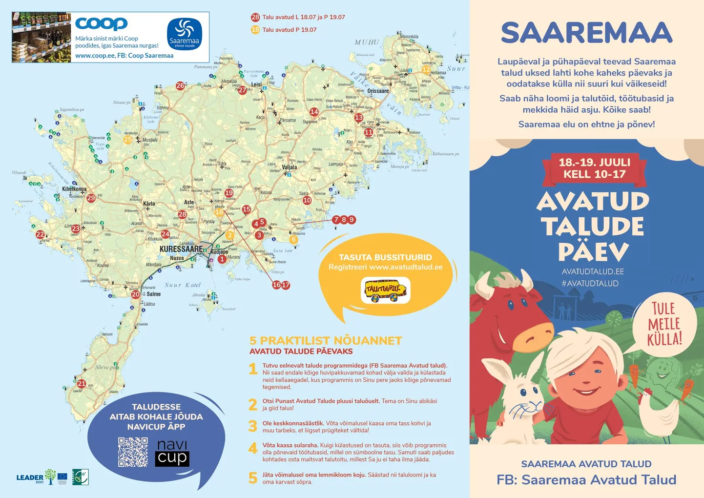 Saaremaa ja Muhumaa avatud talud 2020.