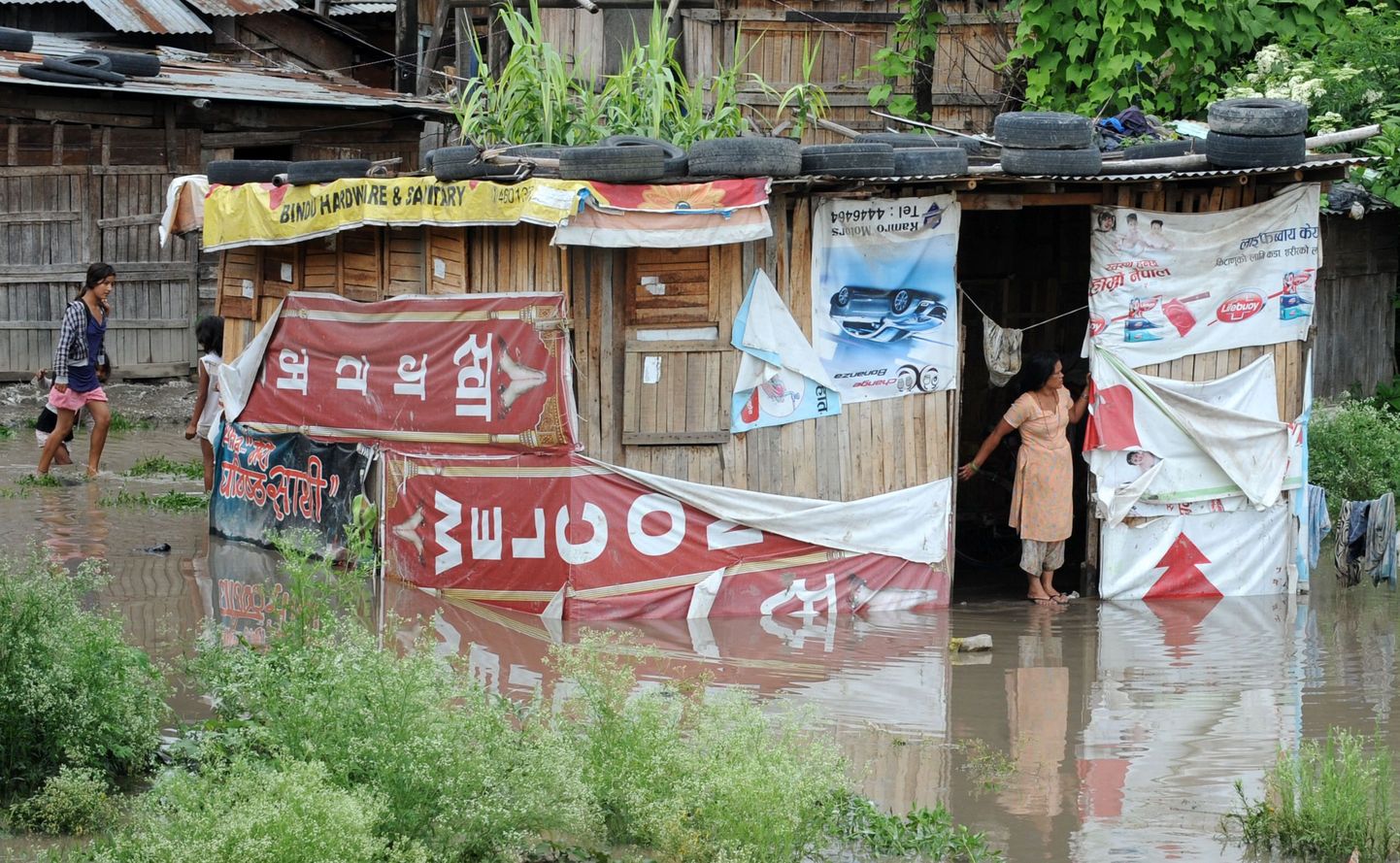 Mussoonvihmad põhjustavad Nepaalis ka üleujutusi