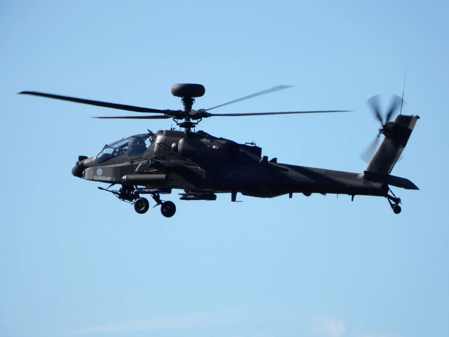 Militārais helikopters. Ilustratīvs foto