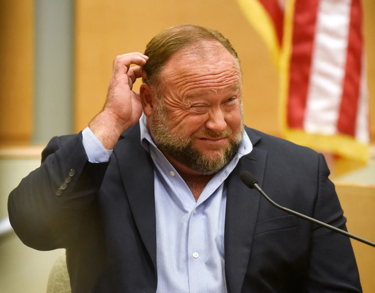 USA vandenõuteoreetik Alex Jones.