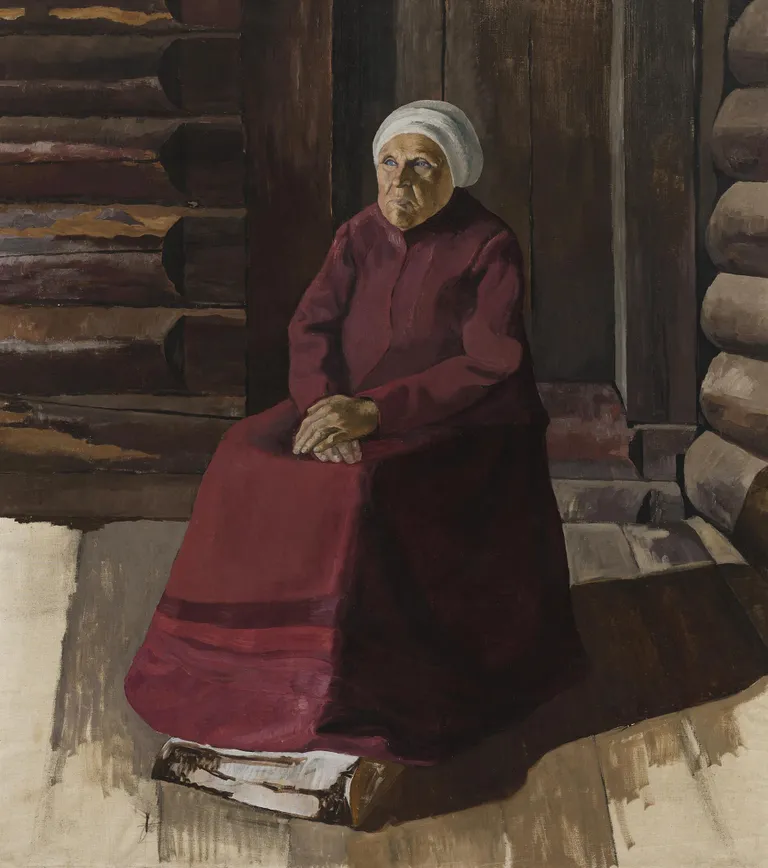 Jaan Koort (1883–1935). «Ema portree». 1910. Õli. Erakogu.