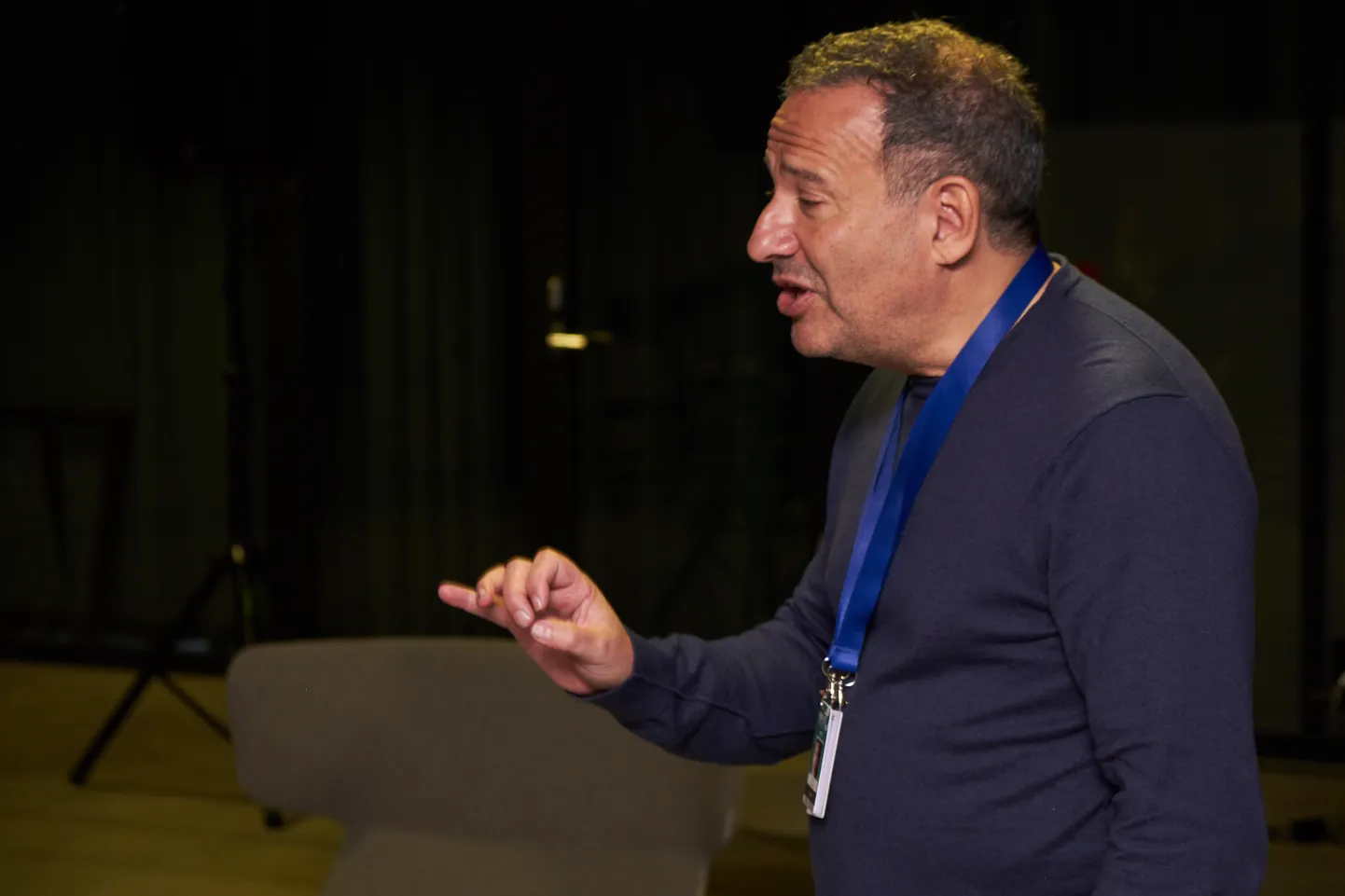 Stsenarist ja režissöör Steven Bernstein PÖFFil seminari pidamas