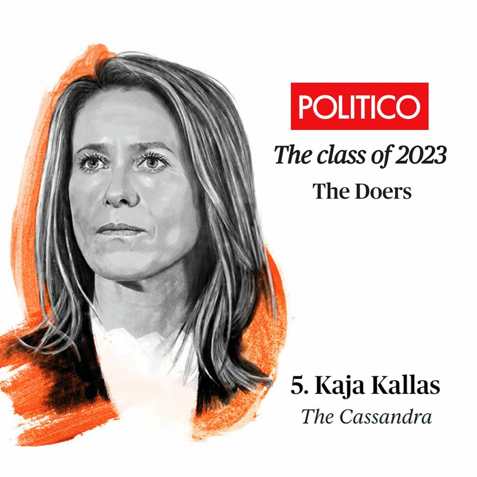 USA poliitikaväljaanne Politico paigutas Eesti peaministri Kaja Kallase Euroopa mõjukamate liidrite hulka.