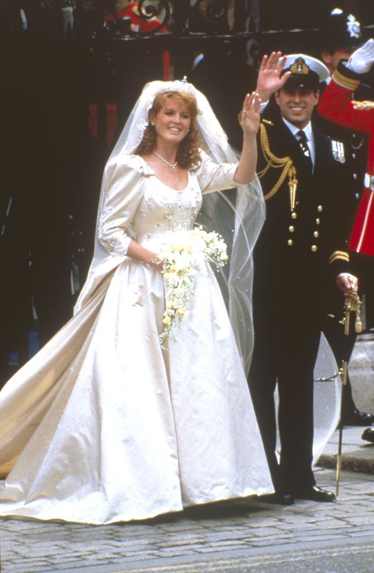 Prints Andrew ja Sarah Ferguson oma pulmapäeval 23 juulil 1986