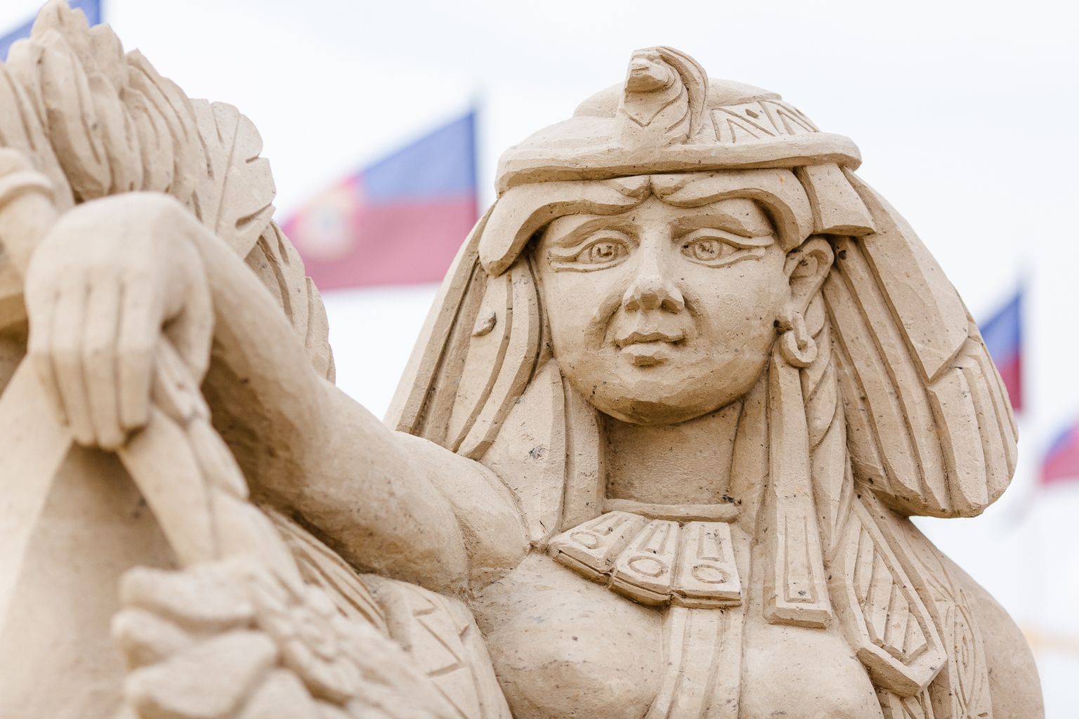 Парк песчаных скульптур в Елгаве