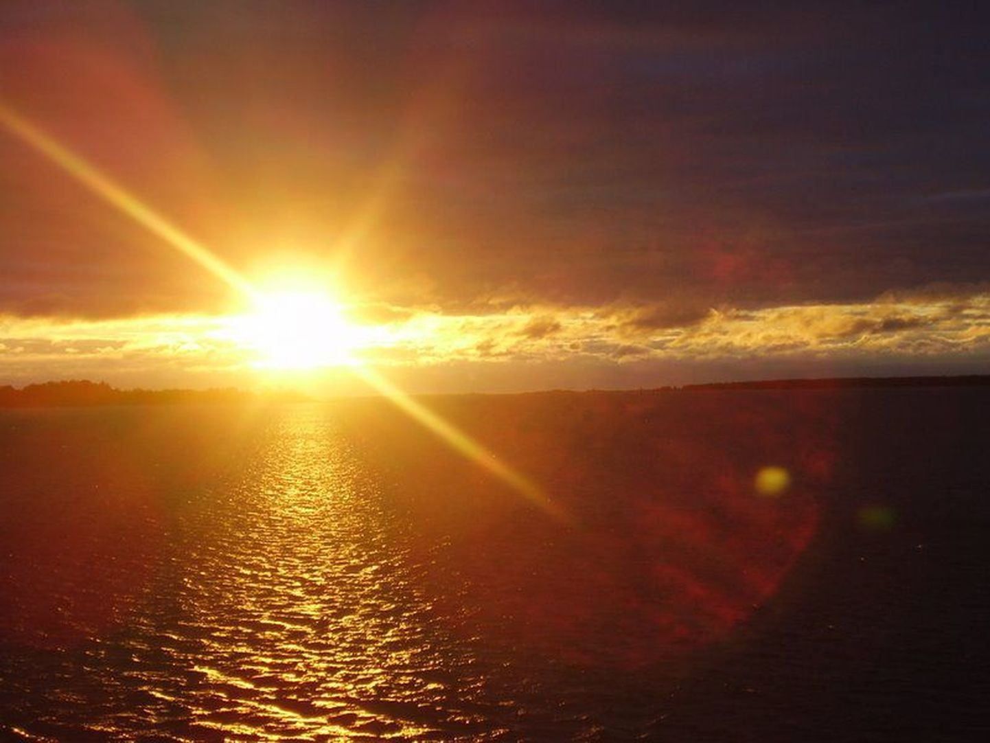Päikesetõus Läänemerel.
