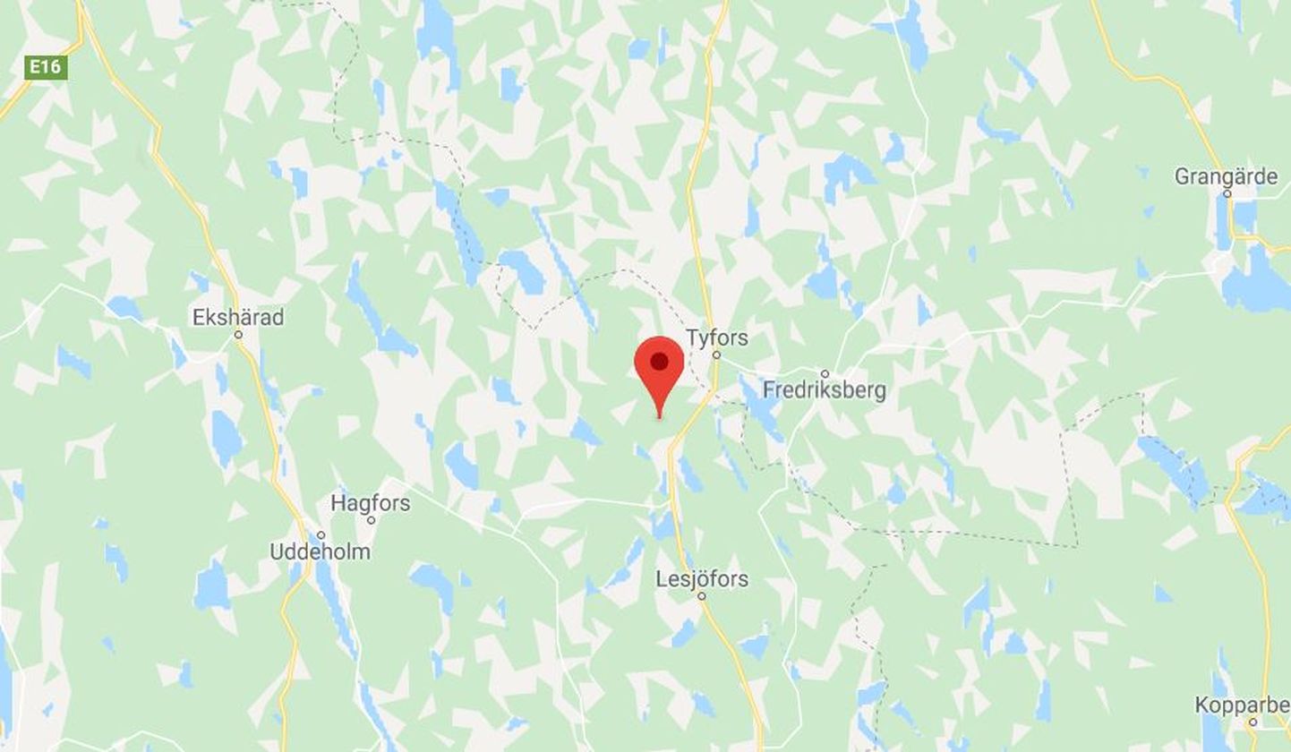 Rootsit täna hommikul raputanud maavärina kese asus Värmlandi läänis Oforseni küla juures.
