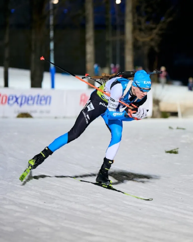 Otepää noor laskesuusataja Tristan Klimbek.