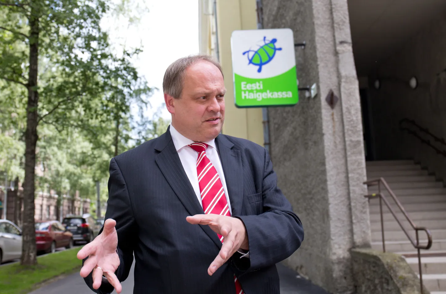 Haigekassa praegune juht Tanel Ross.