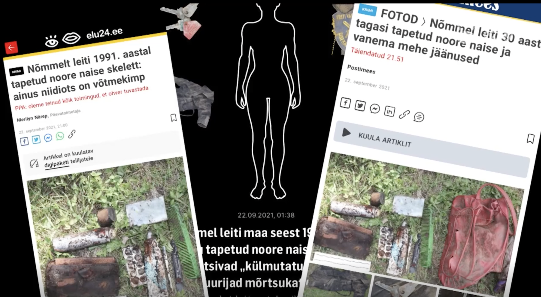 Руководитель криминального бюро о найденных в Таллинне человеческих скелетах: люди активно помогают нам в расследовании.