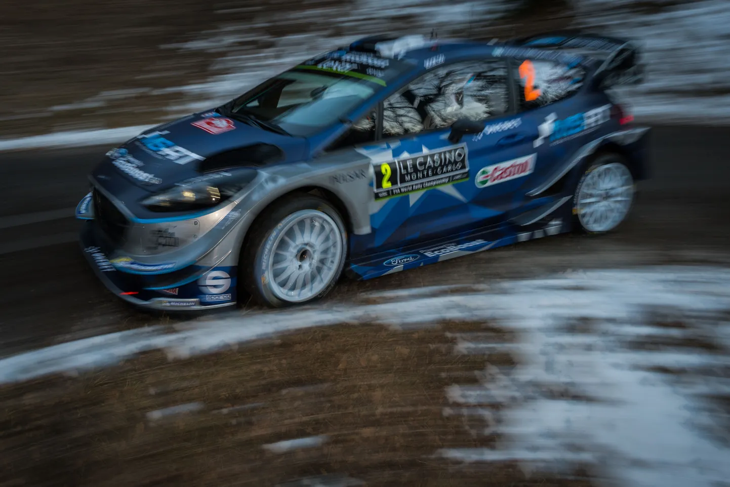 Ott Tänak Monte Carlo testikatsel