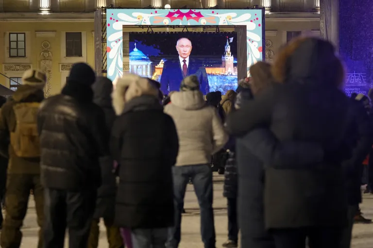 Новый год в России.