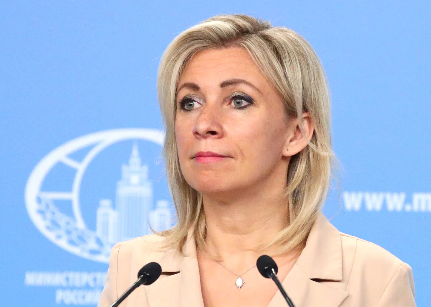 Venemaa välisministeeriumi eestkõneleja Maria Zahharova.