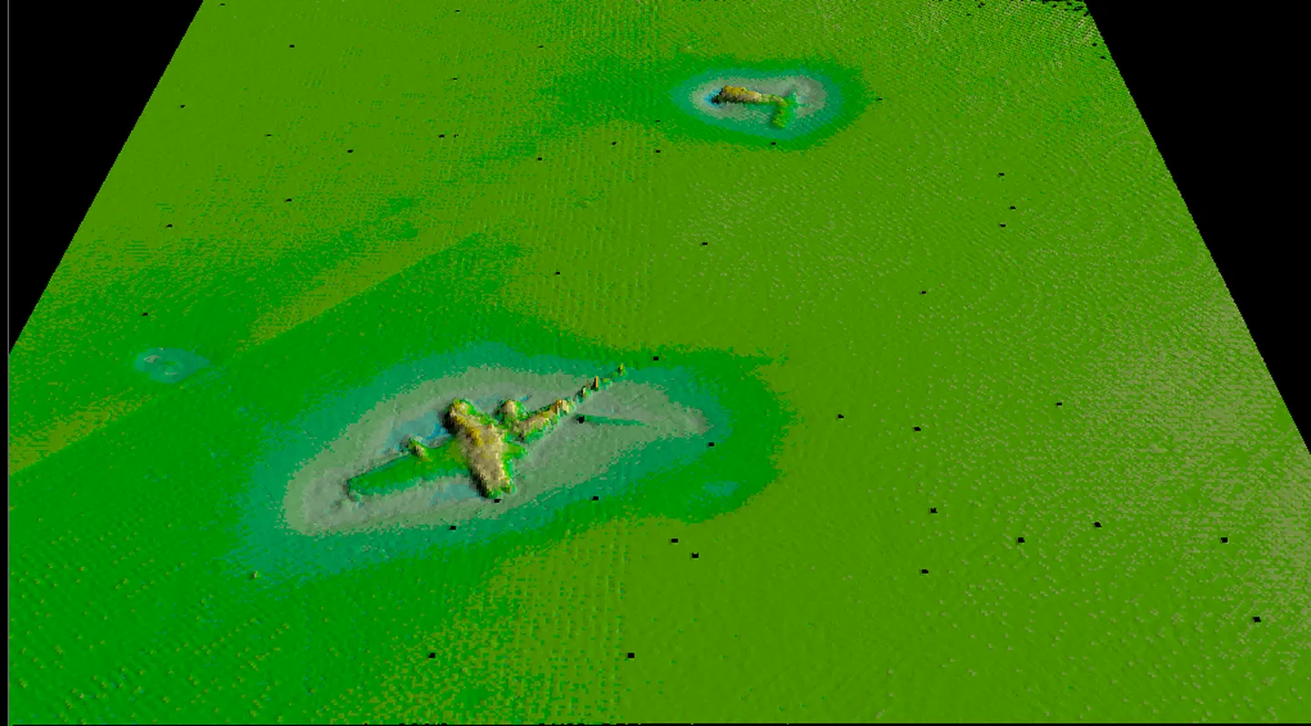 Specialists from the hydrography department of the Transport Administration have discovered a World War II era military aircraft in the Gulf of Riga in the Baltic Sea.