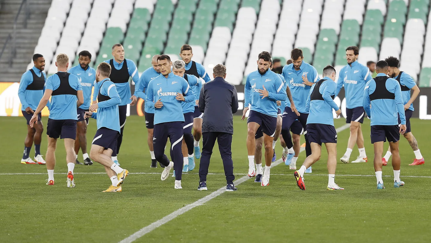 Sanktpēterburgas "Zeņit" futbolisti