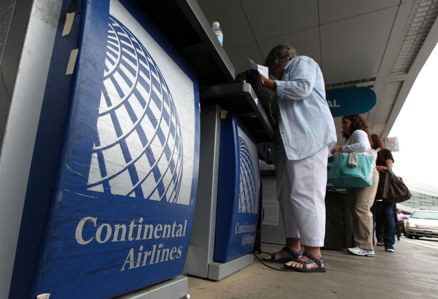 Continental Airlinesi piletikassa