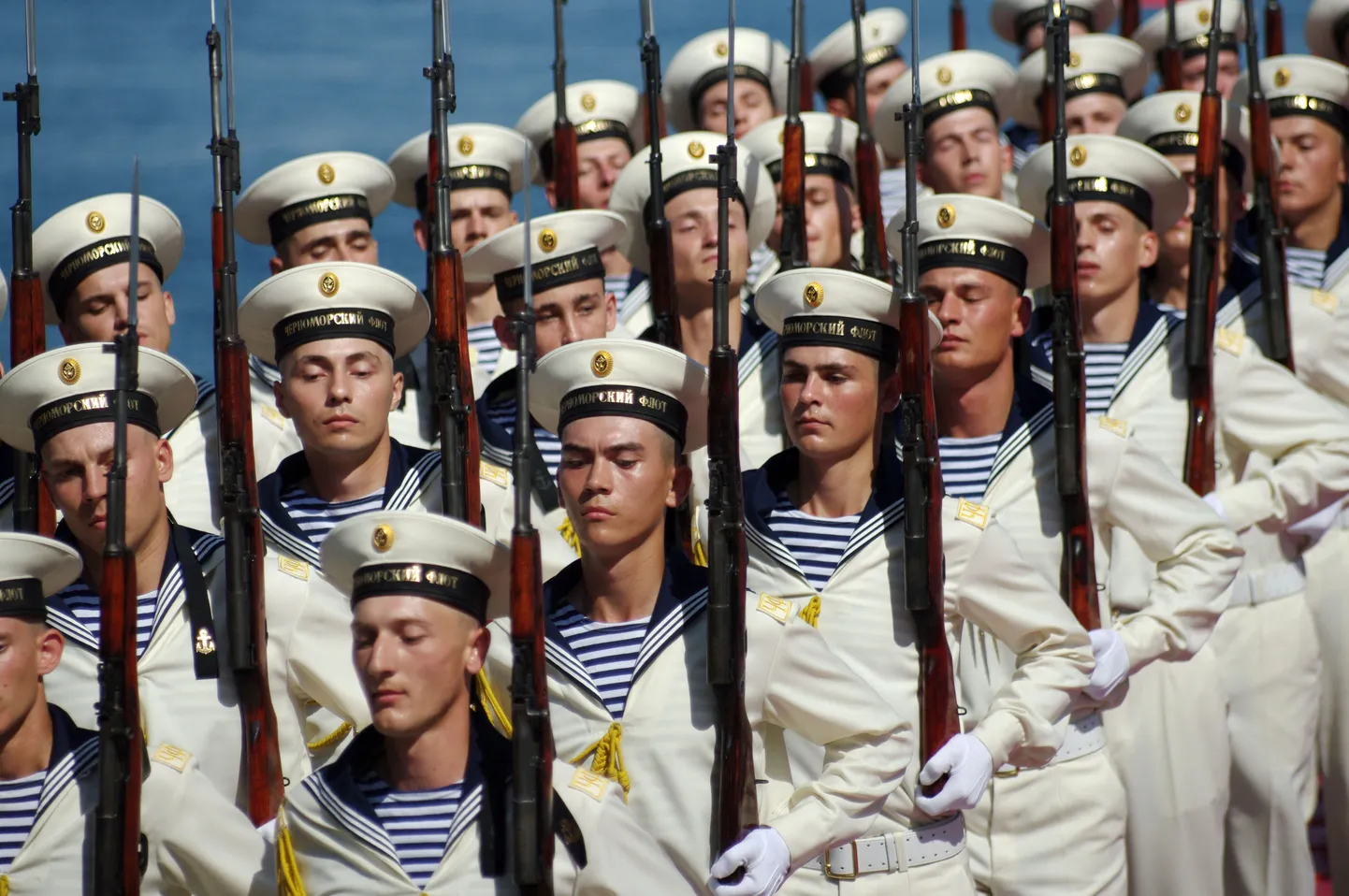 Празднование Дня ВМФ в Севастополе.
