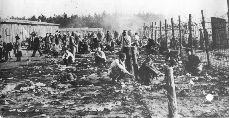 Bergen-Belseni koonduslaager 1945. aastal. Foto: Scanpix