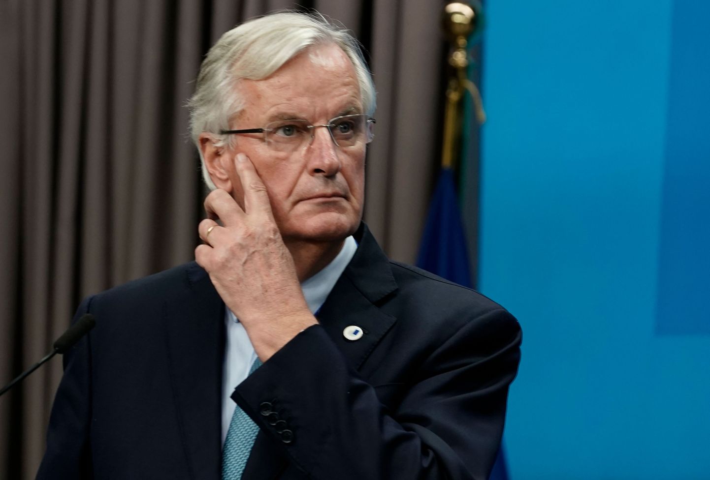 Euroopa Liidu pealäbirääkija Brexiti-kõnelustel Michel Barnier 17. oktoobril Brüsselis.