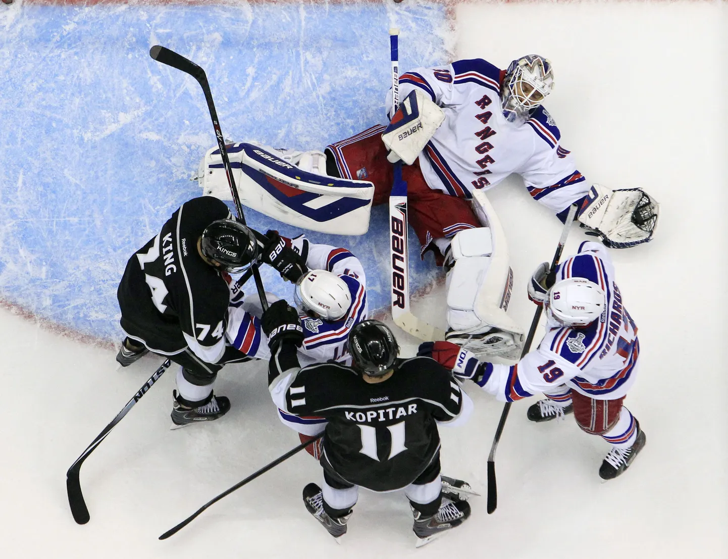 New York Rangersi ja Los Angeles Kingsi vaheline kohtumine.