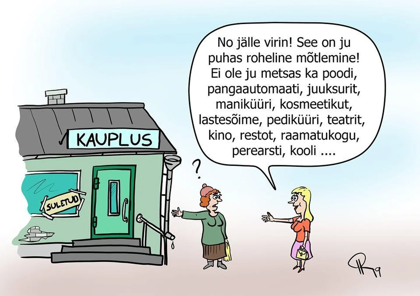 Nädala karikatuur.