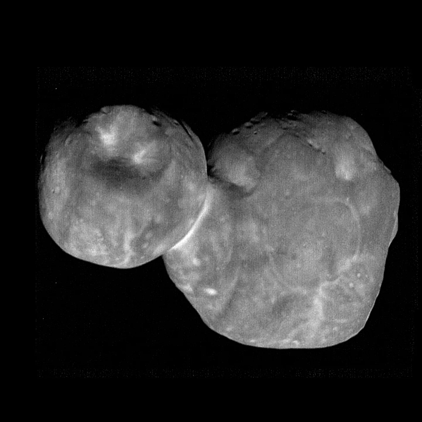 New Horizonsi tehtud foto 2014 MU69st, mis nimetati Ultima Thule asemel Arrokoth'iks.
