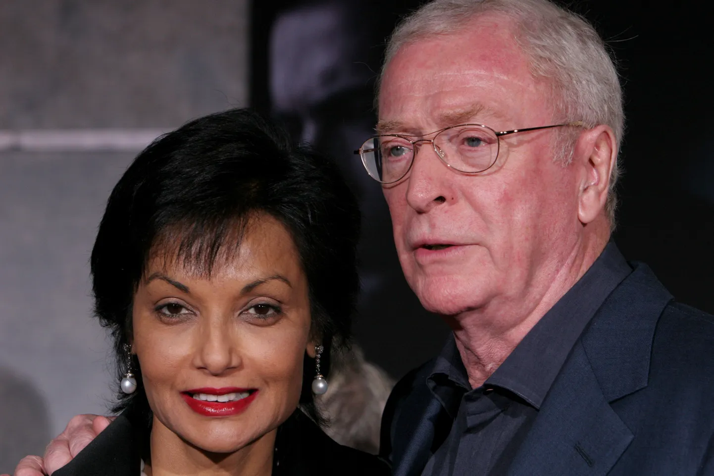 Michael Caine ja tema naine Shakira