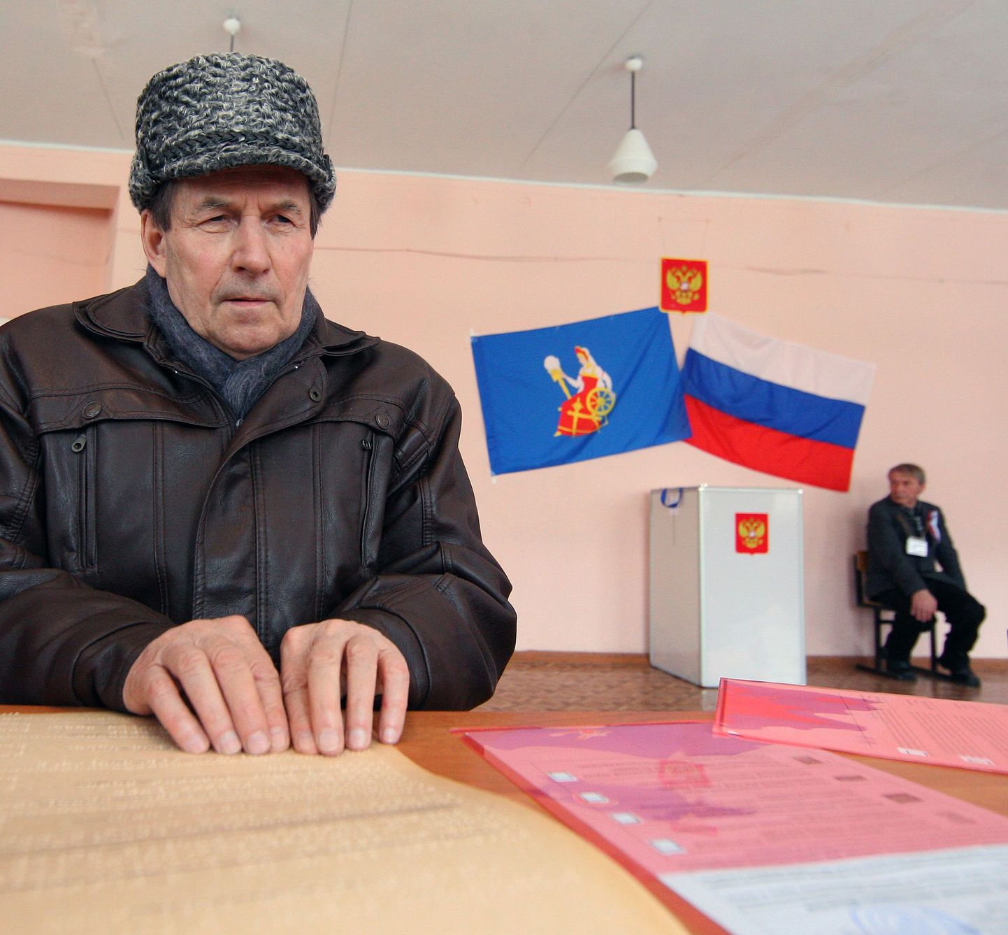 Голосование на региональных выборах в городе Иваново.