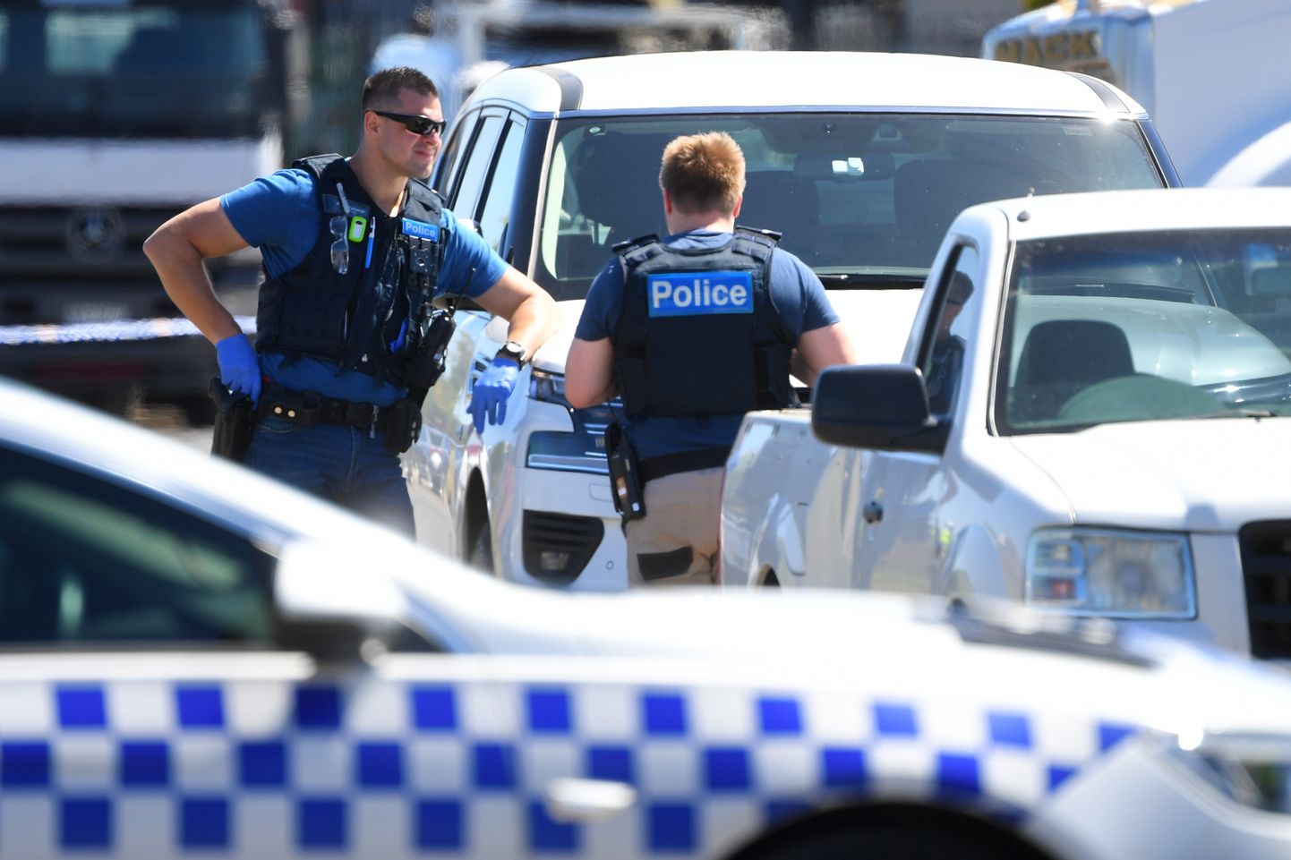 Полицейские в Мельбурне.