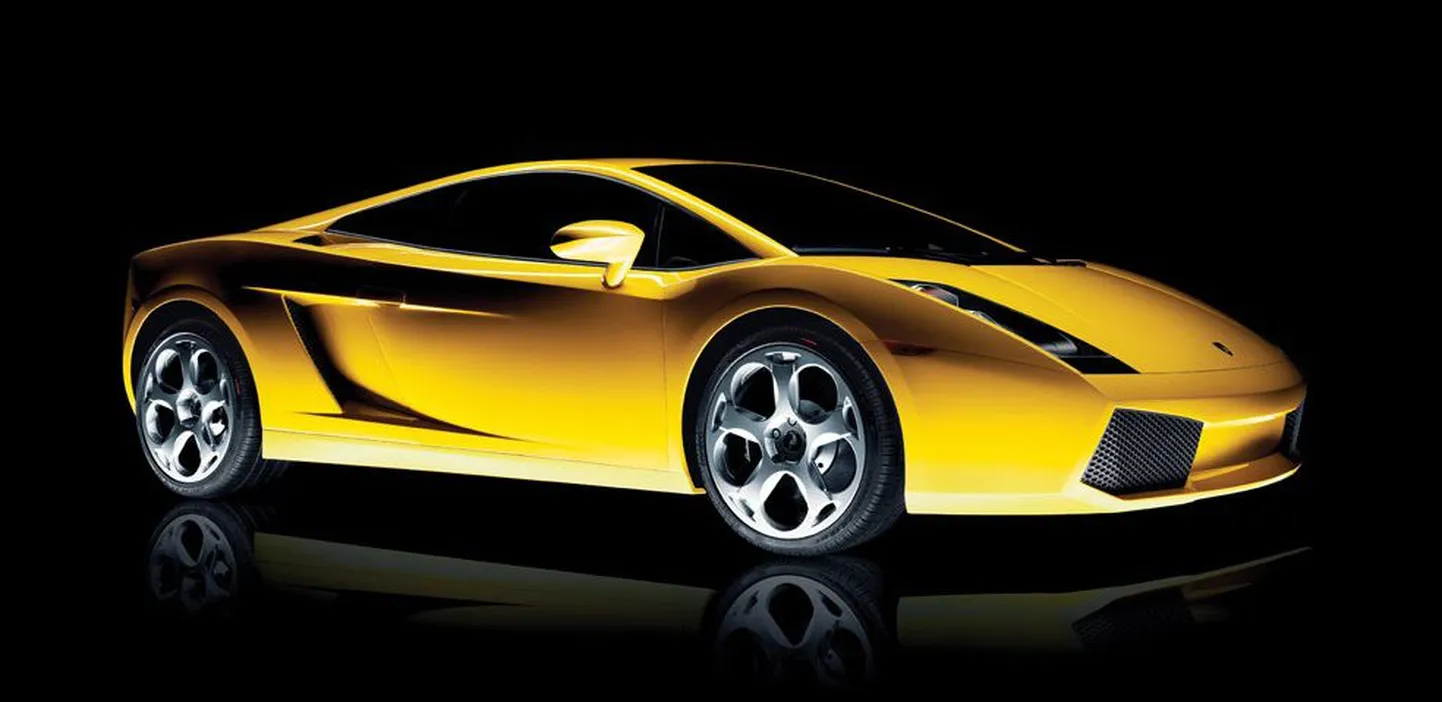 Lamborghini Gallardo. (Fotol olev auto pole looga seotud.)