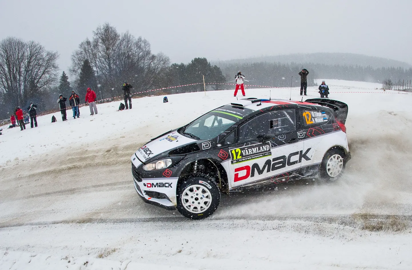 Ott Tänak eelmise aasta Rootsi rallil.