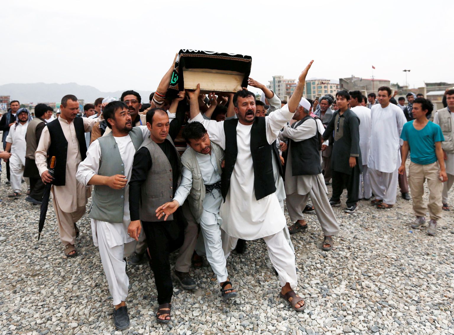 ISISe rünnakus hukkunu matused eile Kabulis.