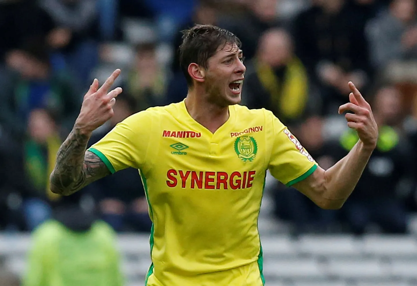 FC Nantes'is mänginud Emiliano Sala 2017. aasta märtsis