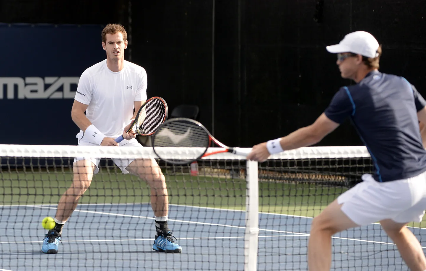 Andy Murray (vasakul) ja tema vend Jamie.