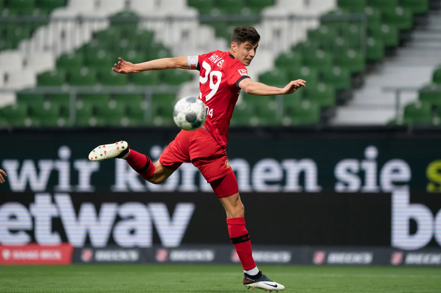 Kai Havertz (pildil) lõi eile kaks väravat.