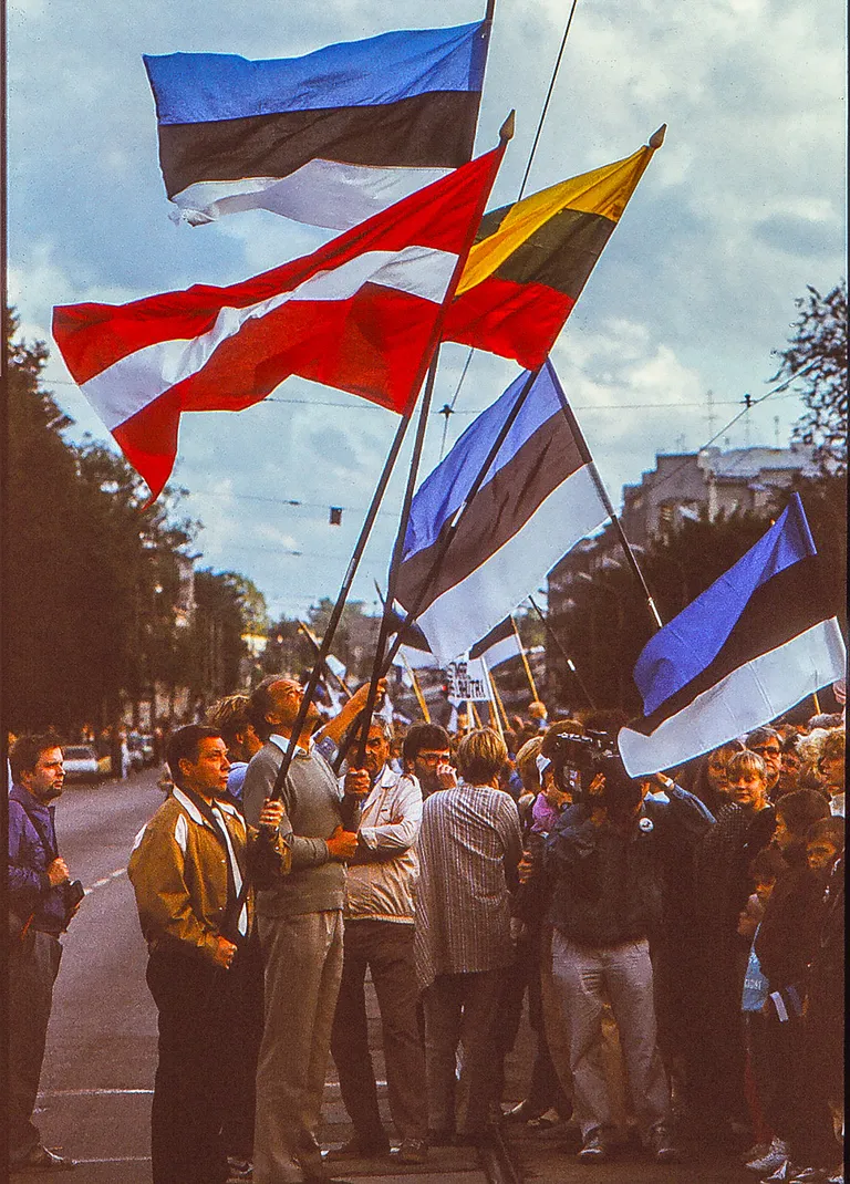 Balti kett, Eesti 23.08.1989 Mati Hiis, Courtesy of Photoville (Photoville loal)