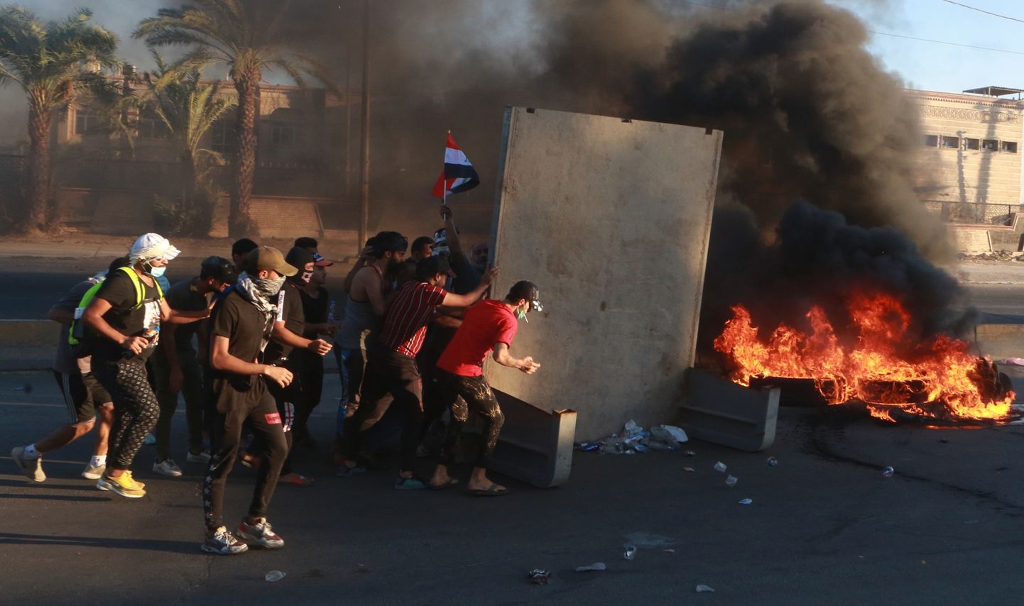 Meeleavaldajad Bagdadis.