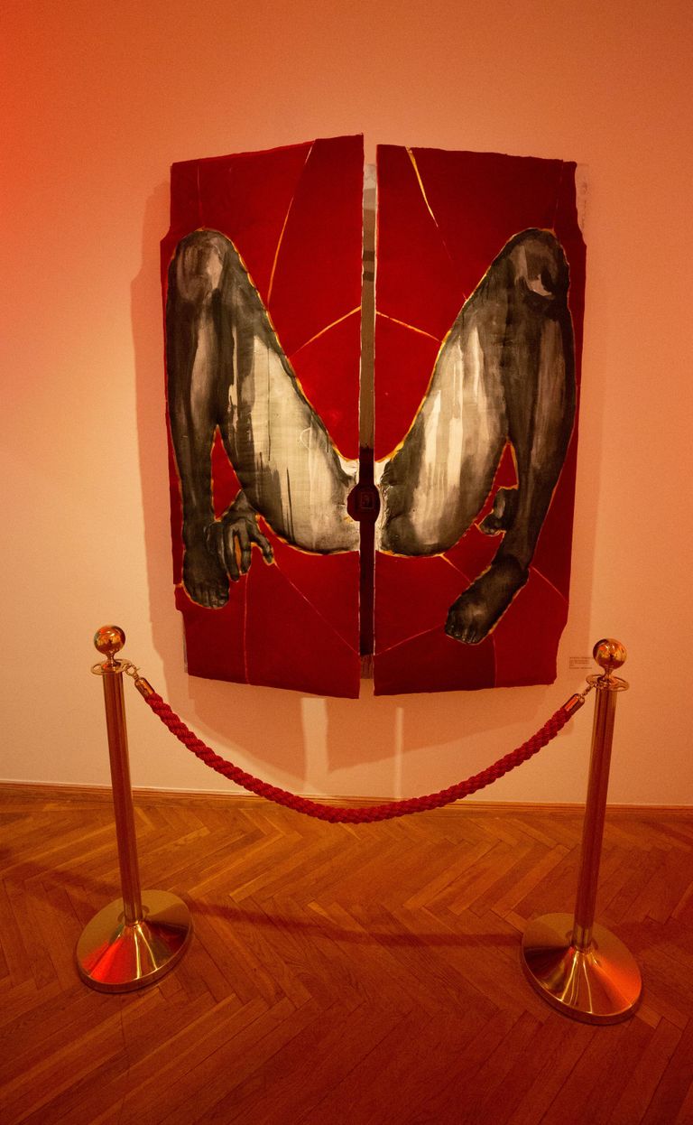 Nadežda Tšernobai «Lugu ulguvast koerast» (2009) näitusel «Müstika ja Eros».