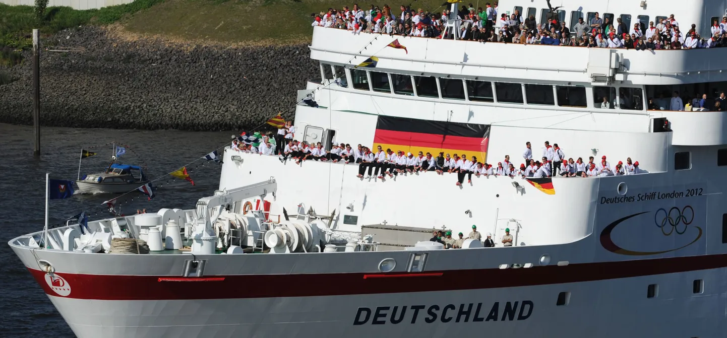 Теплоход MS Deutschland.