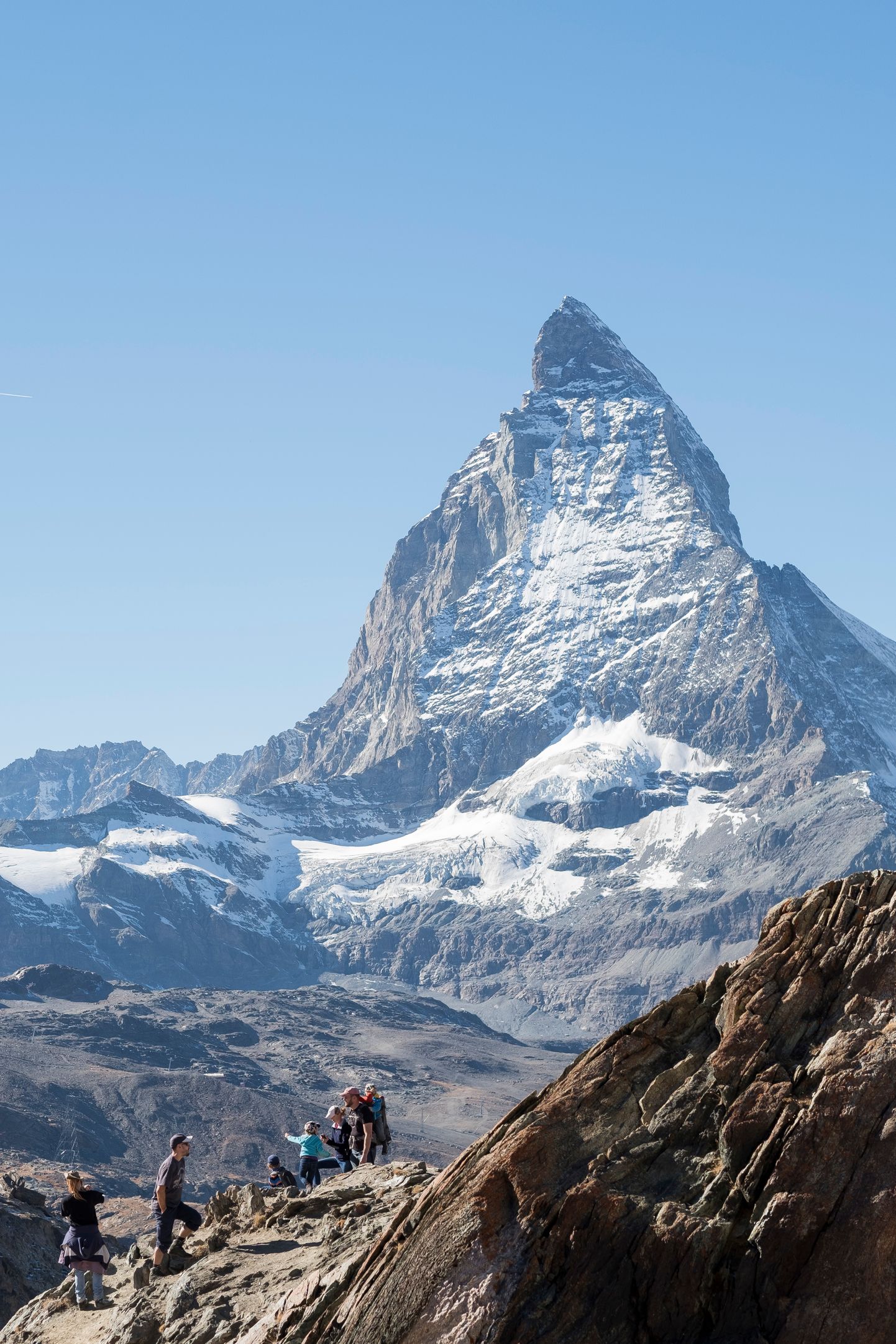Гора Маттерхорн в Швейцарских Альпах, где весной 2018 года пропал немецкий миллиардер.