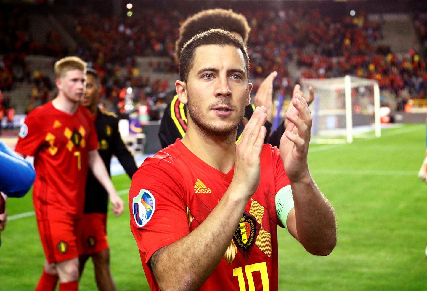 Eden Hazard on ka Belgia koondise liidreid.