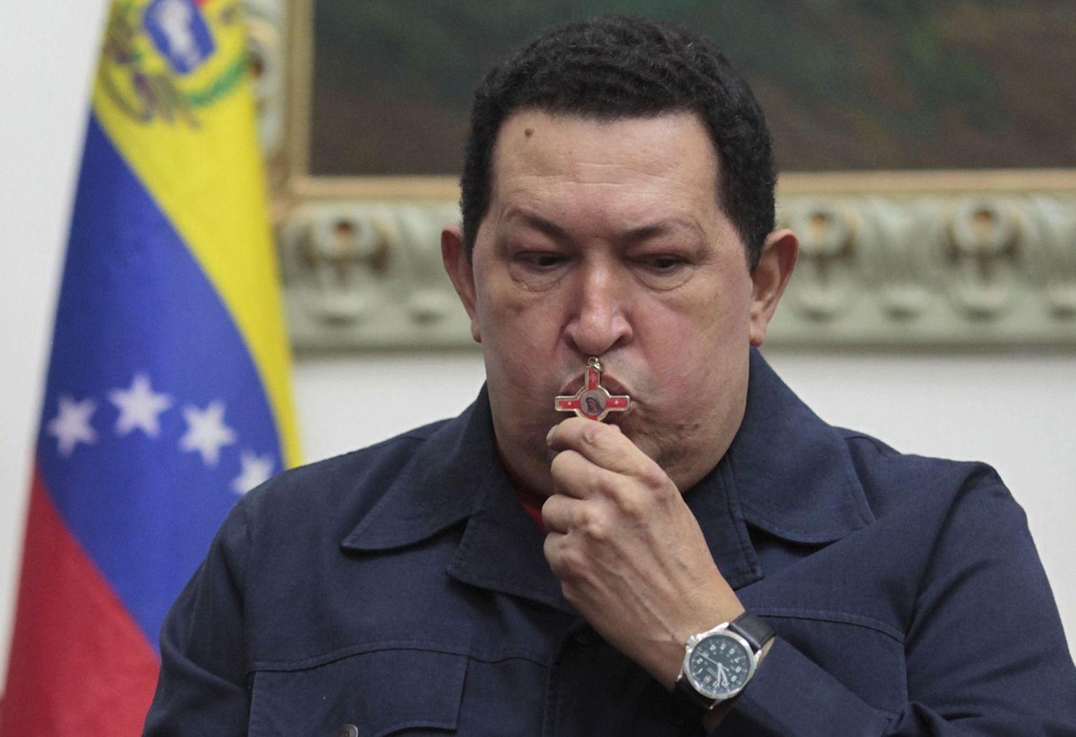 Venezuela president Hugo Chavez