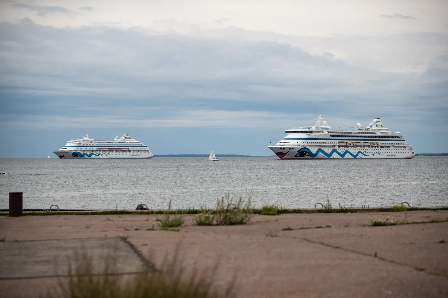 Aida kruiisilaevad Tallinna reidil