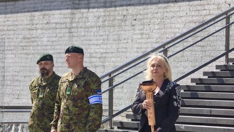 GALERII ⟩ Võidutuli jõudis Tallinna
