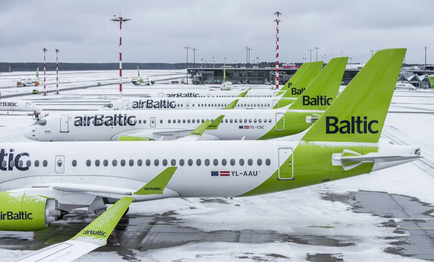 Самолеты airBaltic.