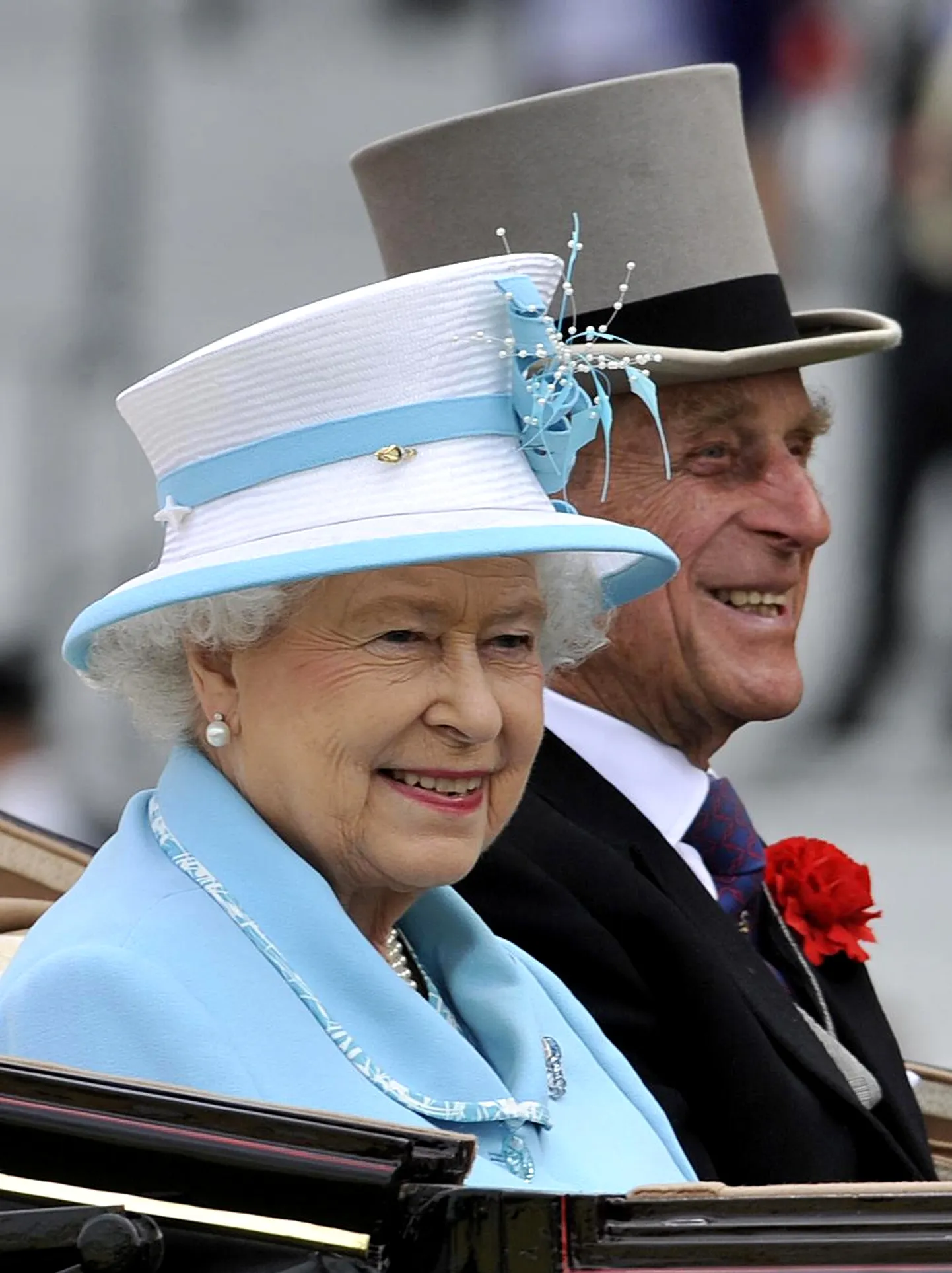 Briti kuninganna Elizabeth II ja prints Philip 18. juunils 2010 Ascotis