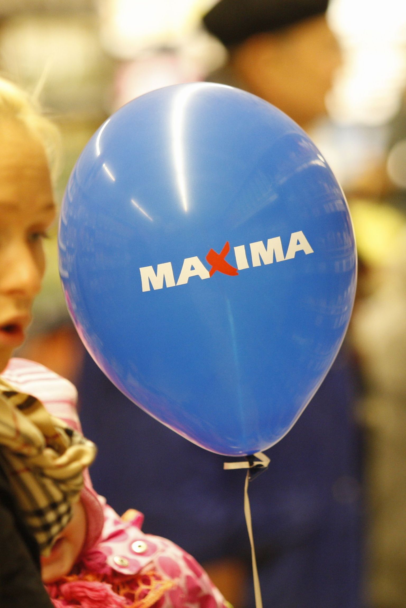 Воздушный шарик с логотипом Maxima